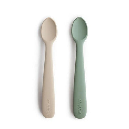 Mushie - Silicone Baby Feeding Spoons