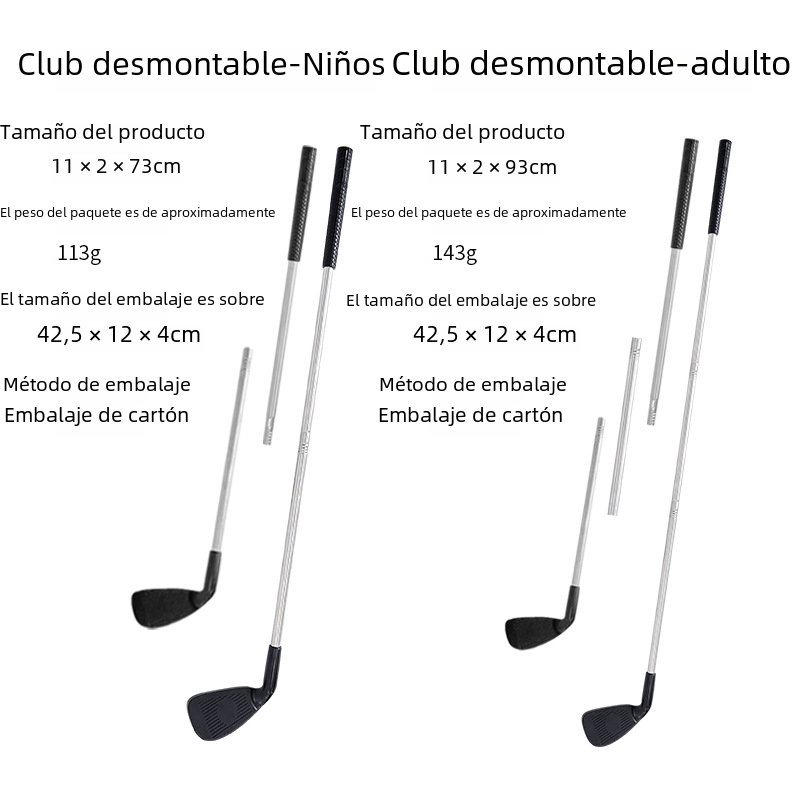 Children's Golf Set with Metal Clubs