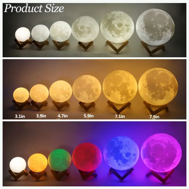 LED Moon Lamp Night Light
