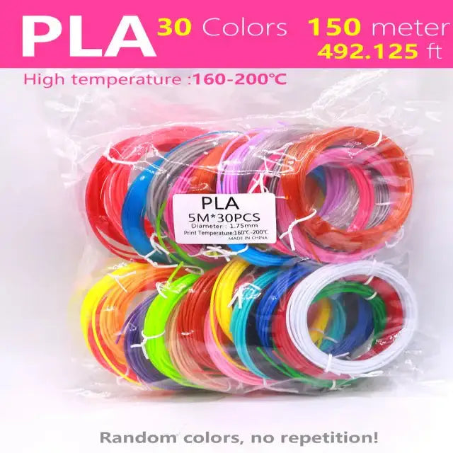3D Pen Filament PCL/PLA 1.75mm (Multi-Colour Options)