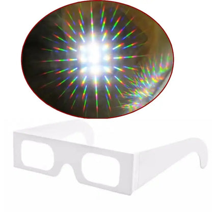 3D Rainbow Diffraction Glasses (100-Pack)