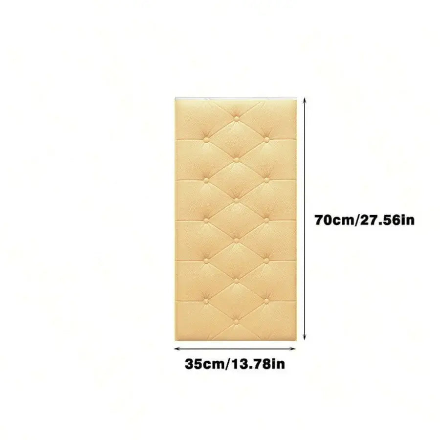 3D Self-Adhesive Foam Wall Stickers (9 colours available)