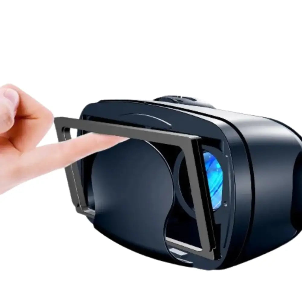 3D VR Headset with Headphones & Controller