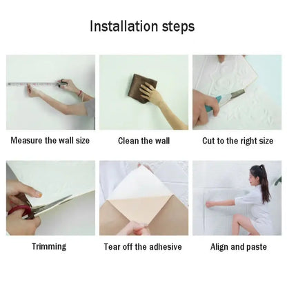 3D Waterproof Wall Stickers (35×35cm) (available in 4Pcs and 12Pcs)