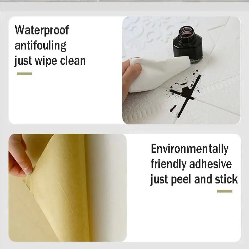 3D Waterproof Wall Stickers (35×35cm) (available in 4Pcs and 12Pcs)