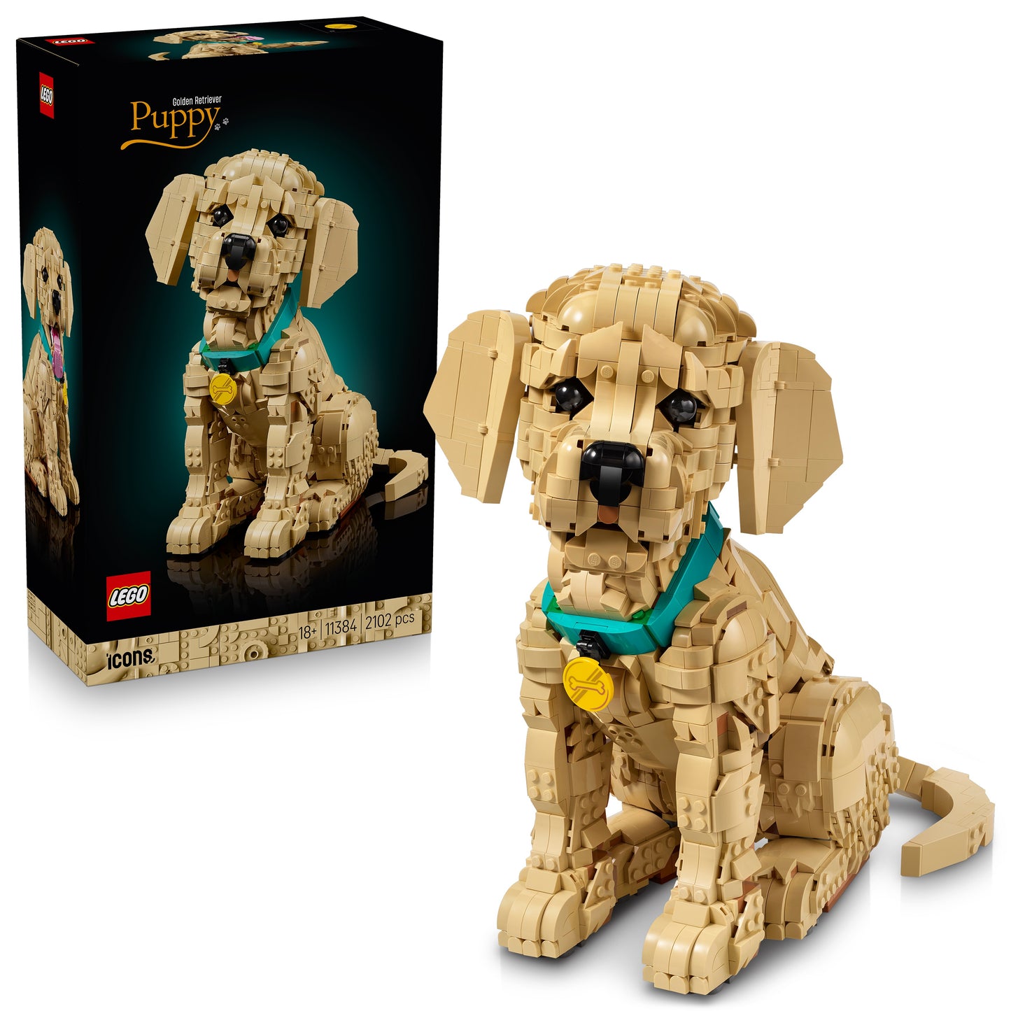 LEGO Icons: Golden Retriever Puppy (11384)