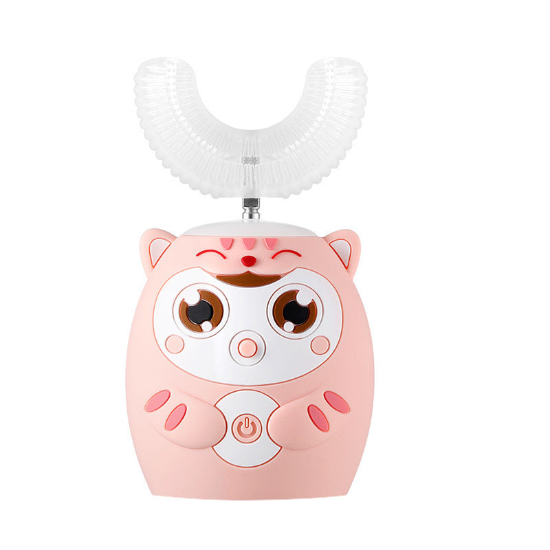 Children's U-Shaped Electric Toothbrush with Silicone Head