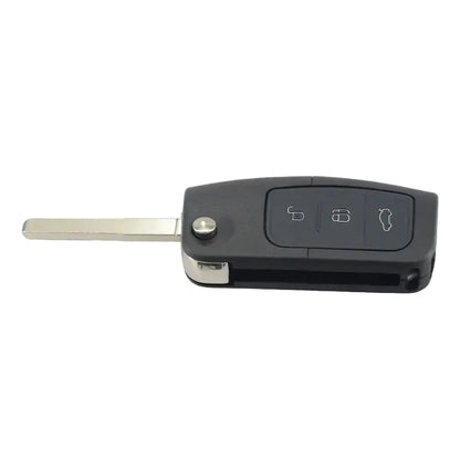 3-Button Flip Remote Car Key 434MHz 4D60/4D63 Chip HU101 for Ford Focus