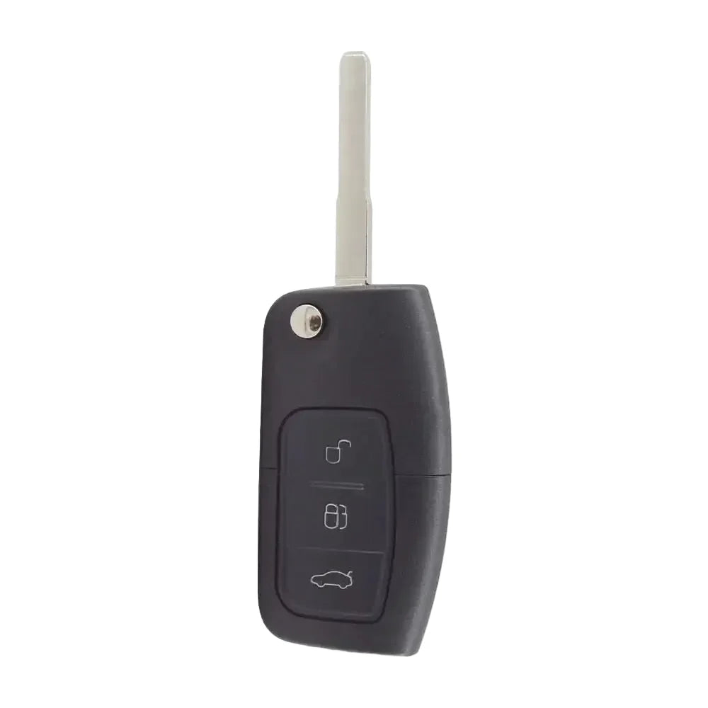 3-Button Flip Remote Car Key 434MHz 4D60/4D63 Chip HU101 for Ford Focus