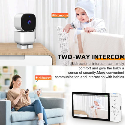 5”LCD HD Pan & Tilt Infrared Night Vision Baby Monitor - image 9
