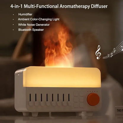 4-in-1 White Noise Aroma Diffuser – Humidifier (available in Black & White)