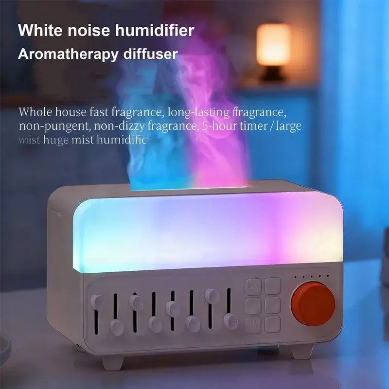 4-in-1 White Noise Aroma Diffuser – Humidifier (available in Black & White)