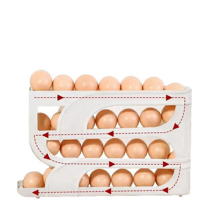 4-Layer Automatic Rolling Egg Holder