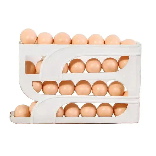 4-Layer Automatic Rolling Egg Holder