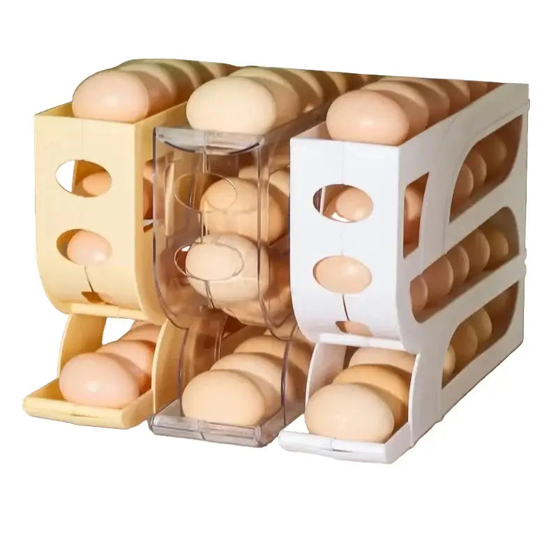 4-Layer Automatic Rolling Egg Holder