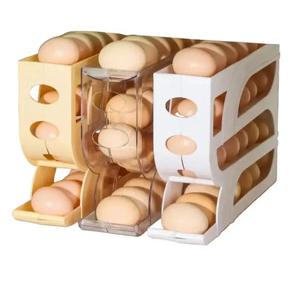 4-Layer Automatic Rolling Egg Holder
