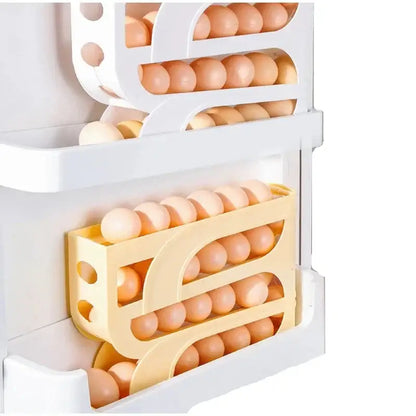 4-Layer Automatic Rolling Egg Holder