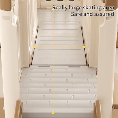 Baby Brightness Kids Slide Playground – Mint Green / White