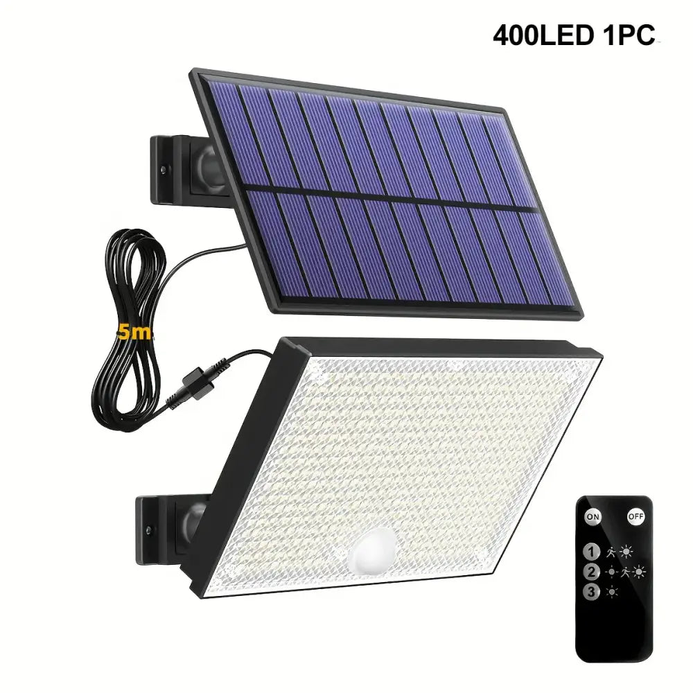 400 LED Solar Motion Sensor Outdoor Security Light