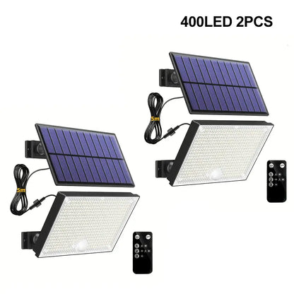400 LED Solar Motion Sensor Outdoor Security Light