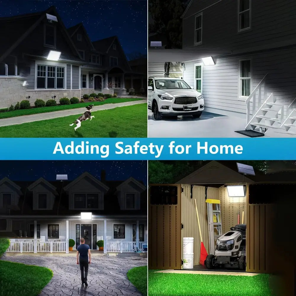 400 LED Solar Motion Sensor Outdoor Security Light