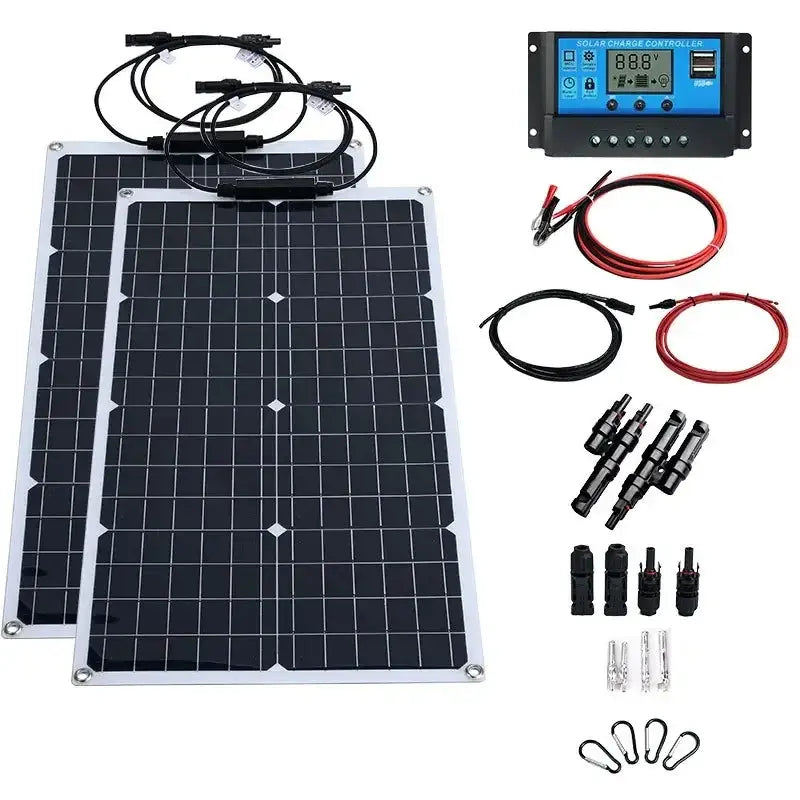 4000W Solar Panel & Inverter Kit 12V–220V