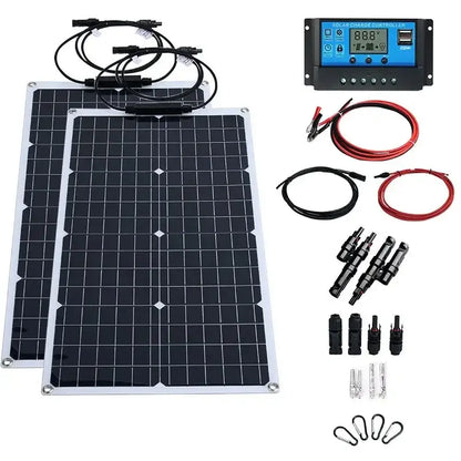 4000W Solar Panel & Inverter Kit 12V–220V