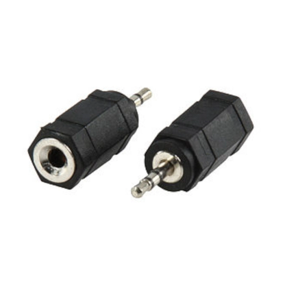 5pcs 2.5mm To 3.5mm Stereo Jack - Black