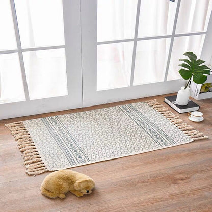 Nordic Style Cotton/Linen Rug