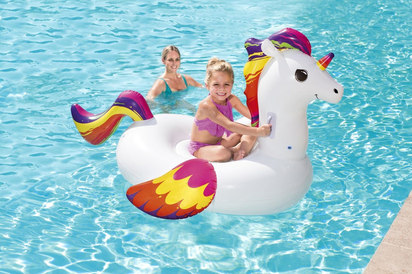 Bestway Inflatable Unicorn Ride-On Pool Float