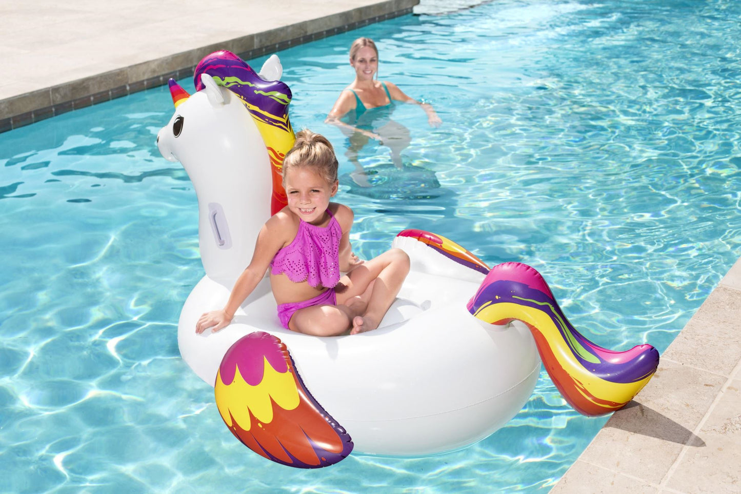 Bestway Inflatable Unicorn Ride-On Pool Float