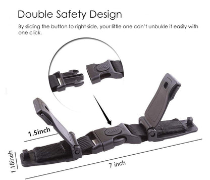 Universal Chest Clip Safety Harness Buckle for Baby Car Seats, Strollers & High Chairs