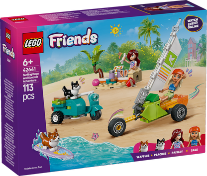 LEGO Friends: Surfing Dogs and Scooter Adventure (42641)