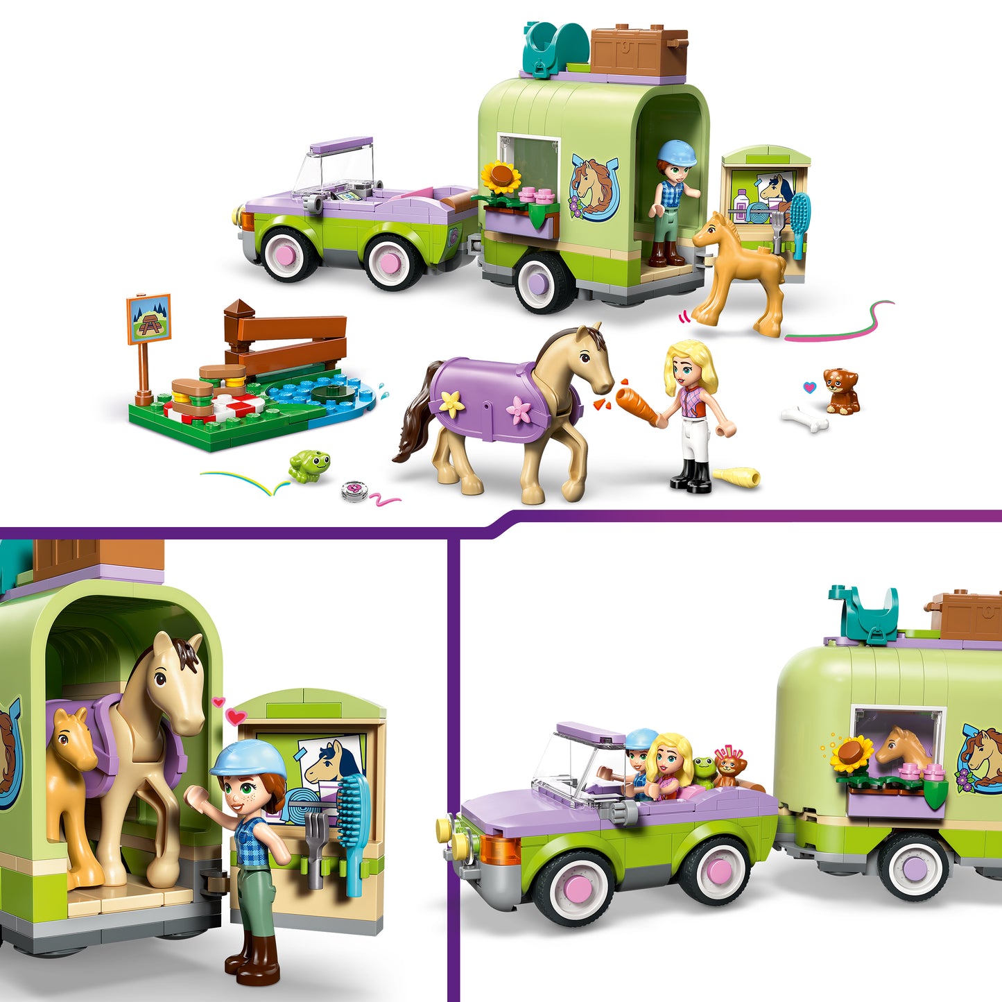 LEGO Friends: Horse and Baby Foal Trailer (42695)