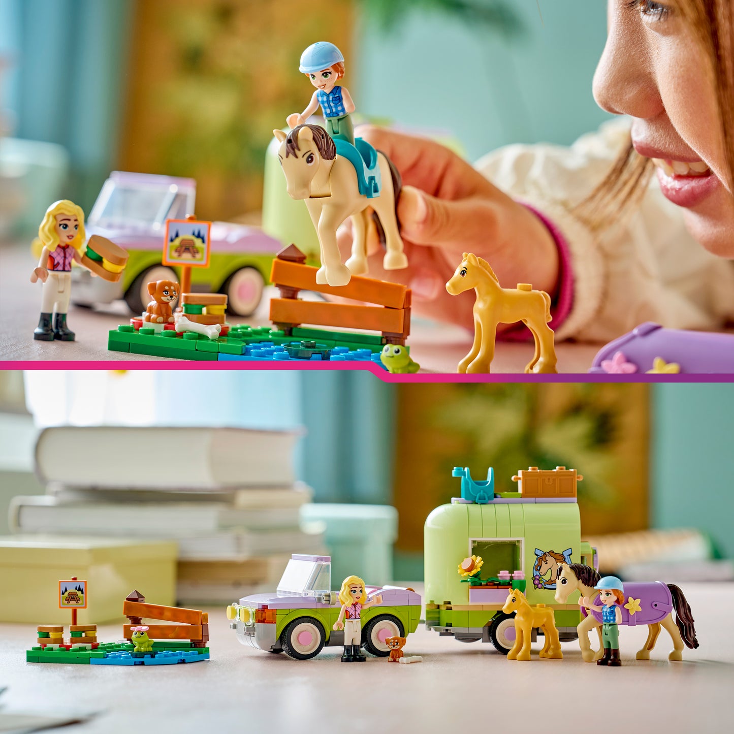 LEGO Friends: Horse and Baby Foal Trailer (42695)