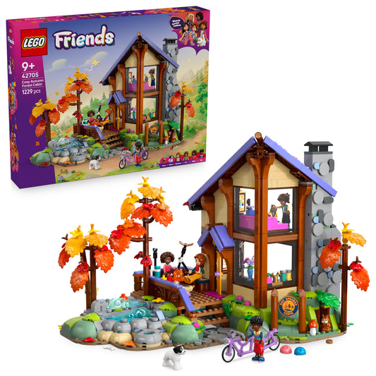 LEGO Friends: Cozy Fall Forest Cabin (42705)
