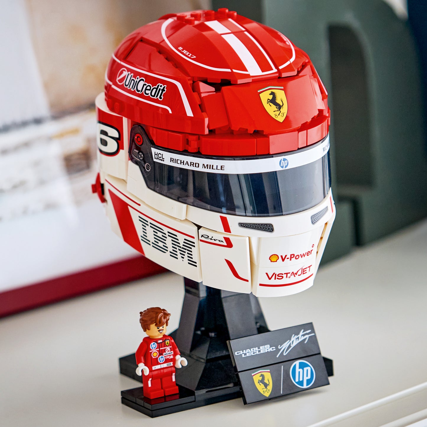 LEGO Editions: Scuderia Ferrari HP Charles Leclerc Helmet (43014)
