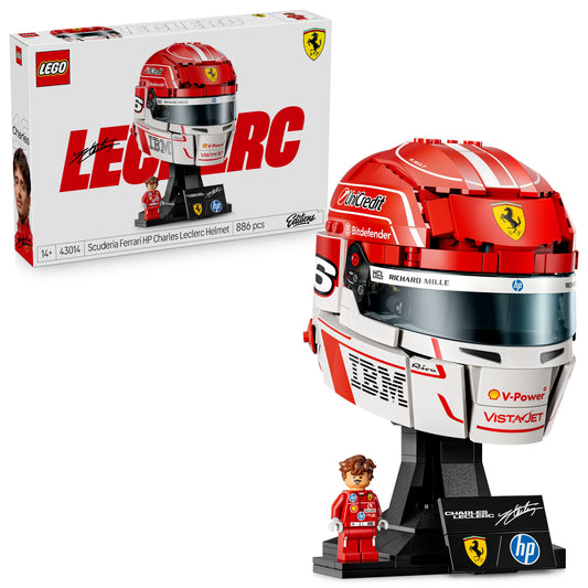 LEGO Editions: Scuderia Ferrari HP Charles Leclerc Helmet (43014)