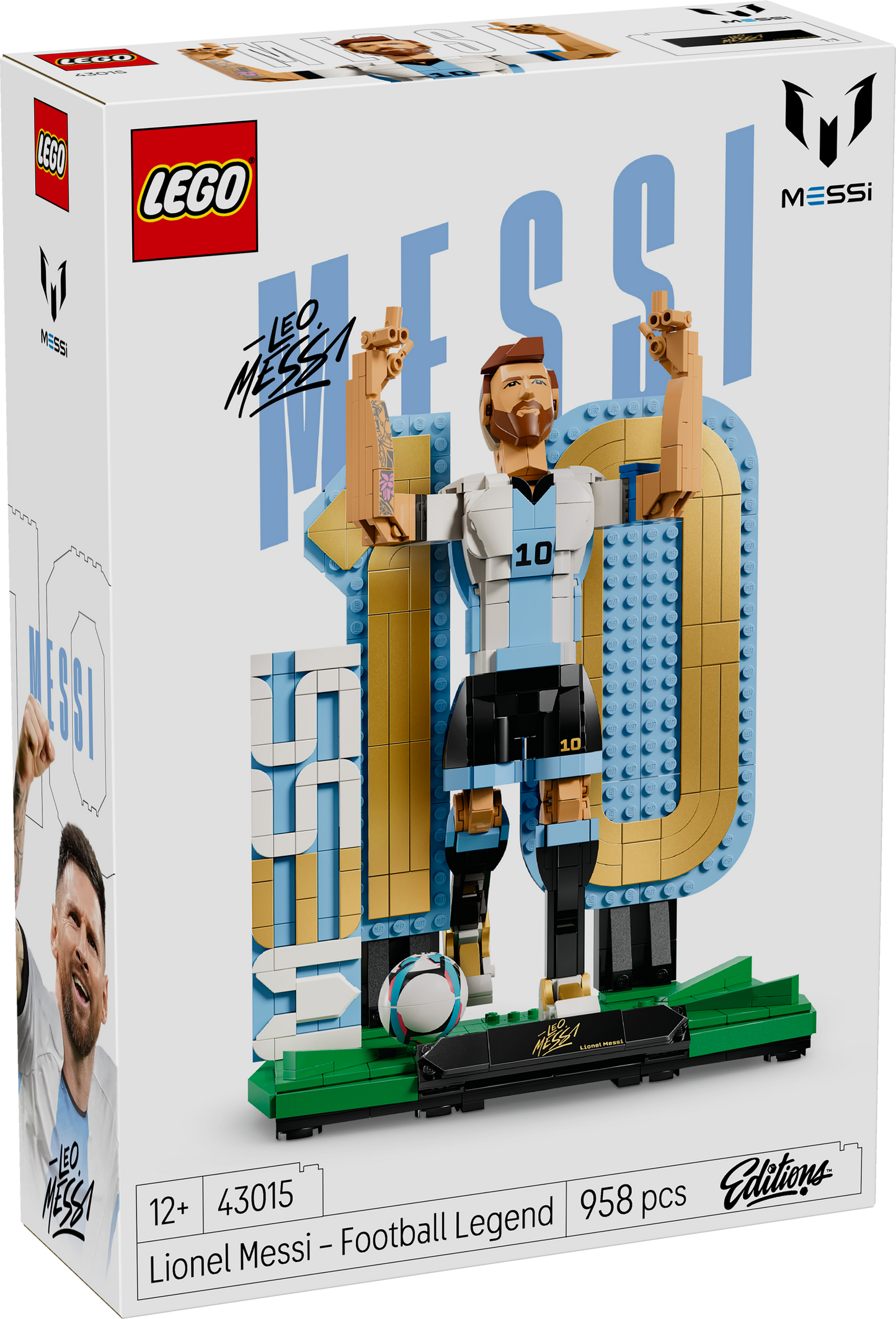 LEGO Editions: Lionel Messi Soccer Legend (43015)
