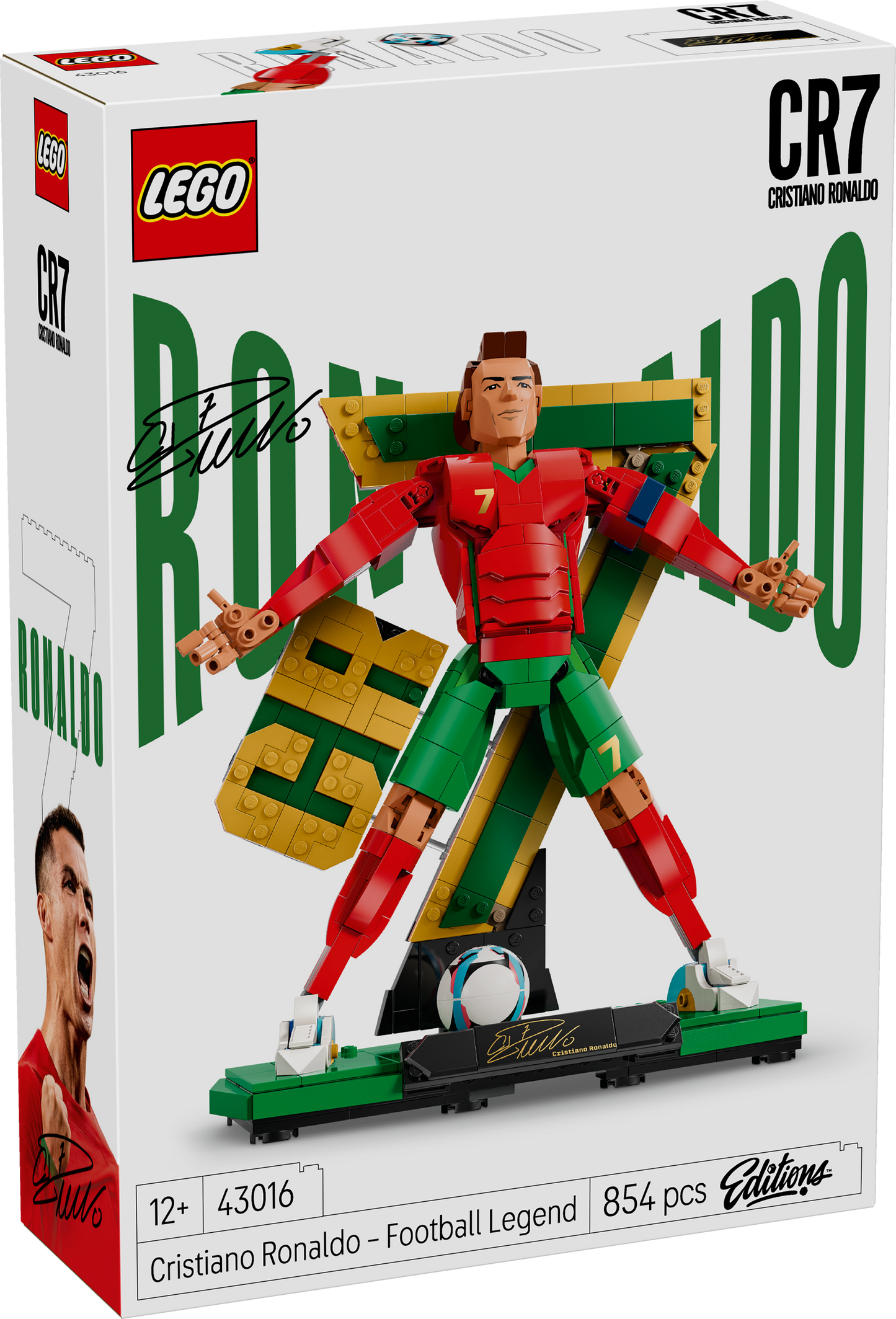 LEGO Editions: Cristiano Ronaldo Soccer Legend (43016)