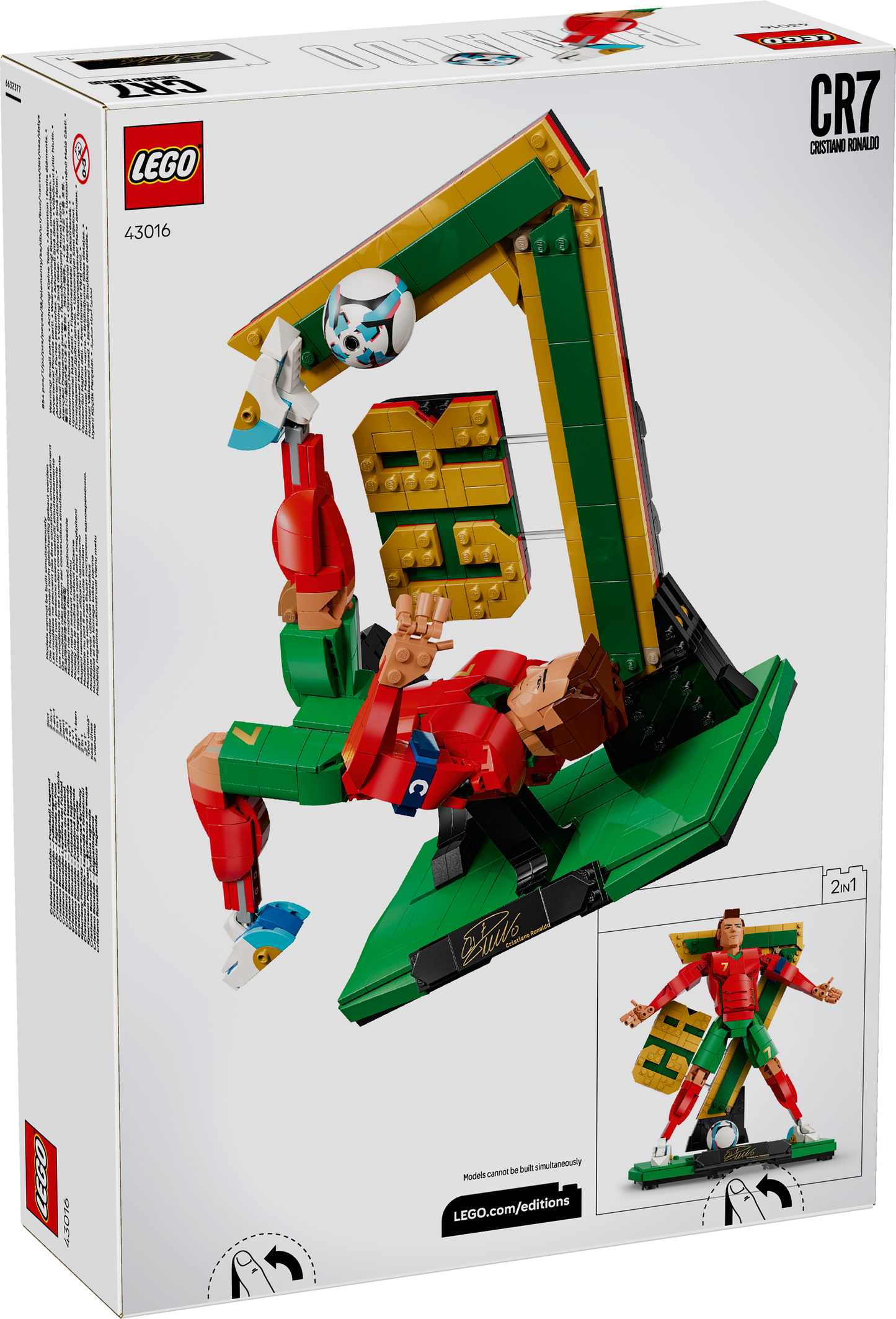 LEGO Editions: Cristiano Ronaldo Soccer Legend (43016)