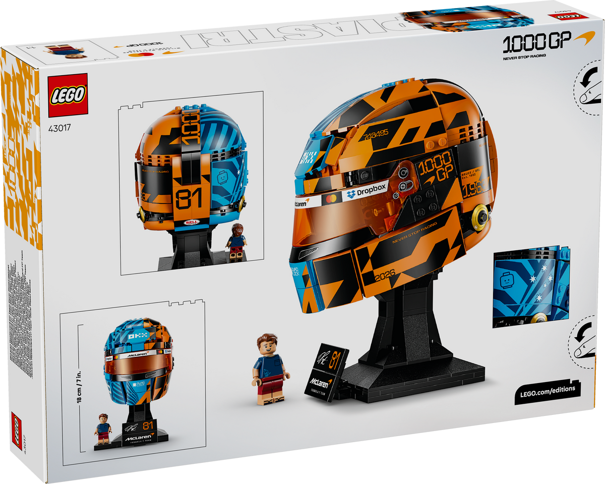 LEGO Editions: McLaren Mastercard F1 Team Oscar Piastri Helmet (43017)