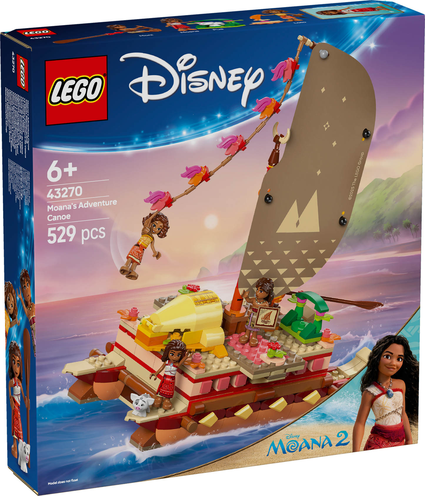 LEGO Disney: Moana‚Äôs Adventure Canoe (43270)