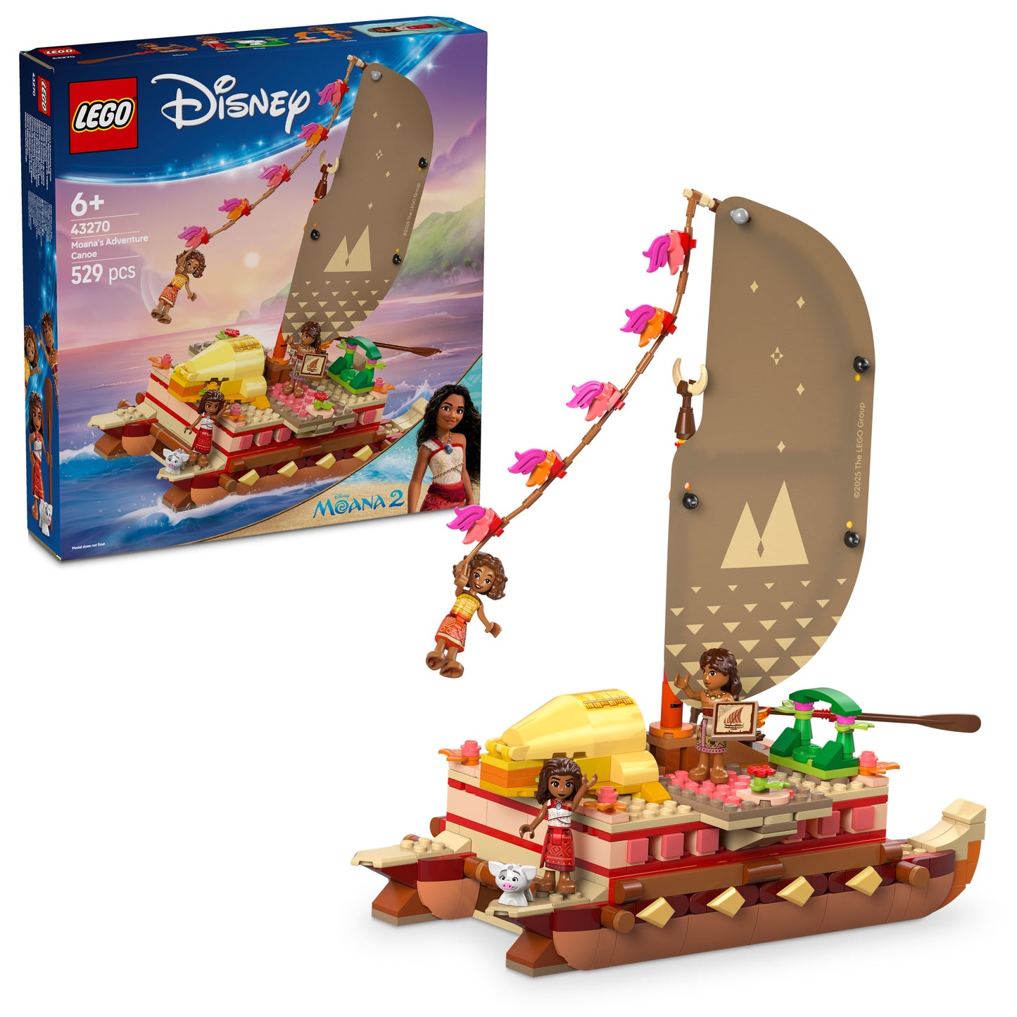 LEGO Disney: Moana‚Äôs Adventure Canoe (43270)