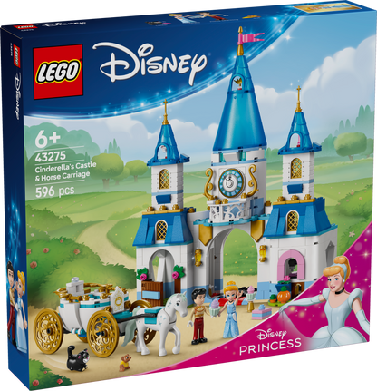 LEGO Disney: Princess Cinderellas Castle & Horse Carriage (43275)