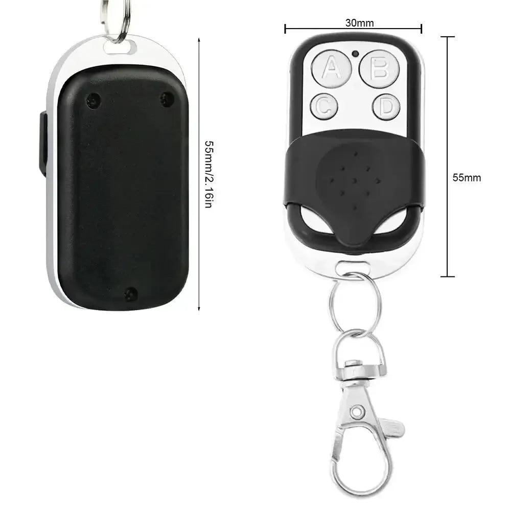 433MHz 4-Button Garage Door Remote Control
