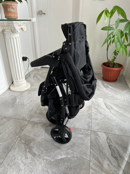 The Jogger - Agile 3-Wheel Compact Stroller + Food Tray + Parents Tray