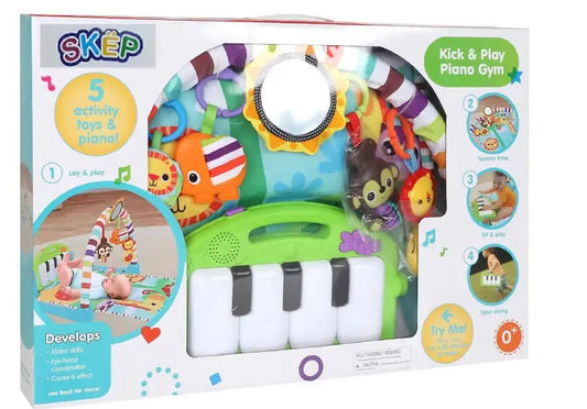 Skep Kick & Play Piano Musical Gym - Green 8843