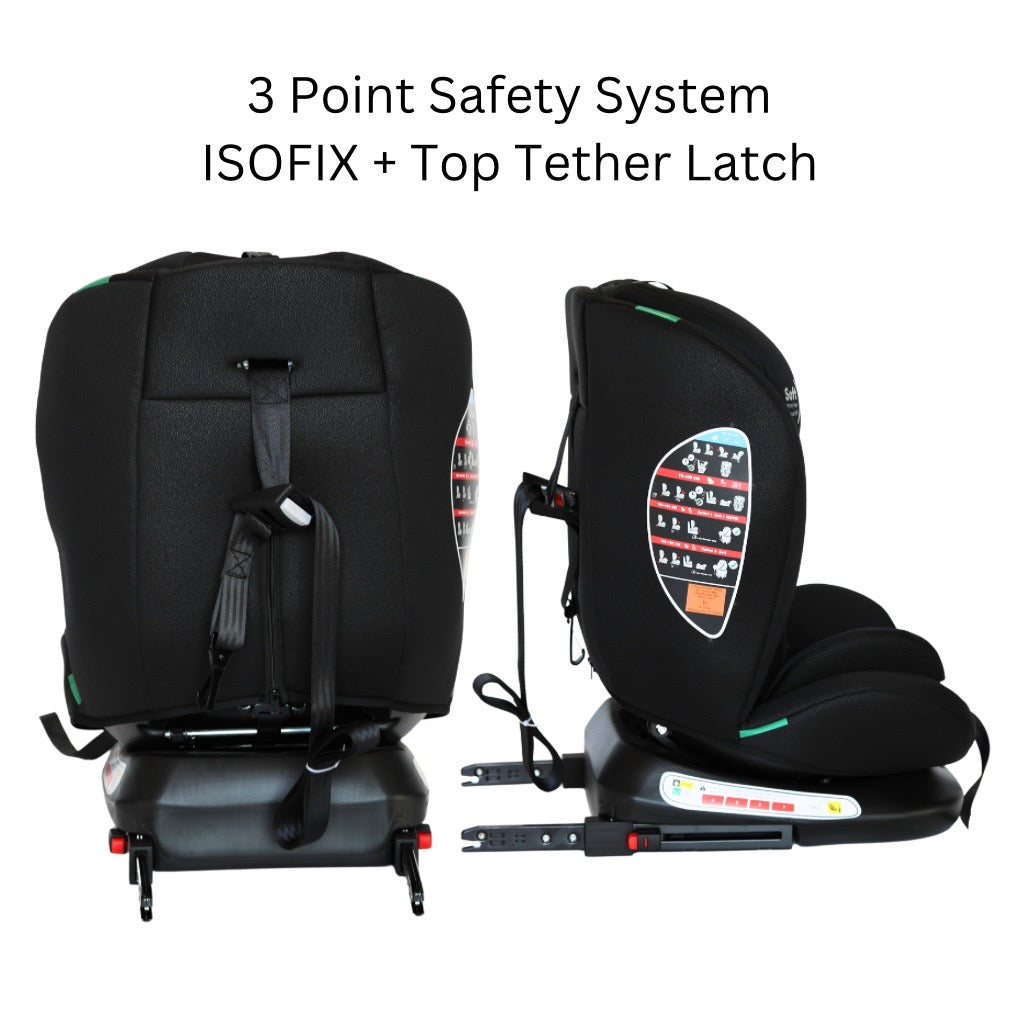 Preorder - Legacy Gold 4 in 1 Travel System Bundle - Stroller + Bassinet + Capsule + Isofix Base + 360 Rotating Car Seat