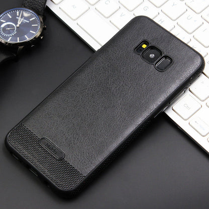 Samsung S8 Plus Luxury Thin TPU PU Leather Skin Case Cover - salelink.co.nz